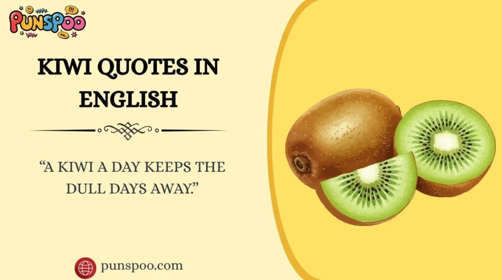 Kiwi Quotes in English