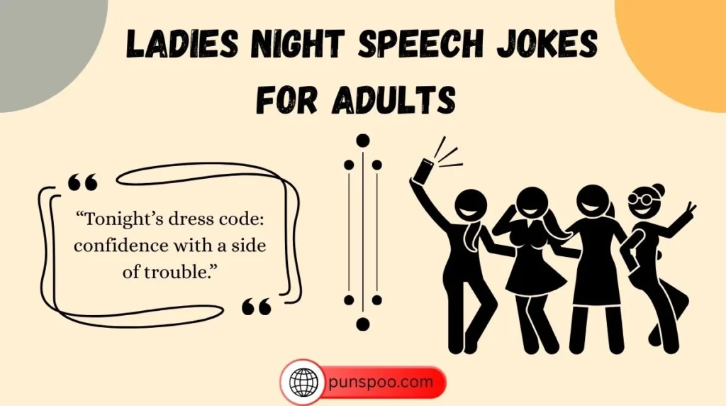 Ladies Night Speech Jokes for Adults