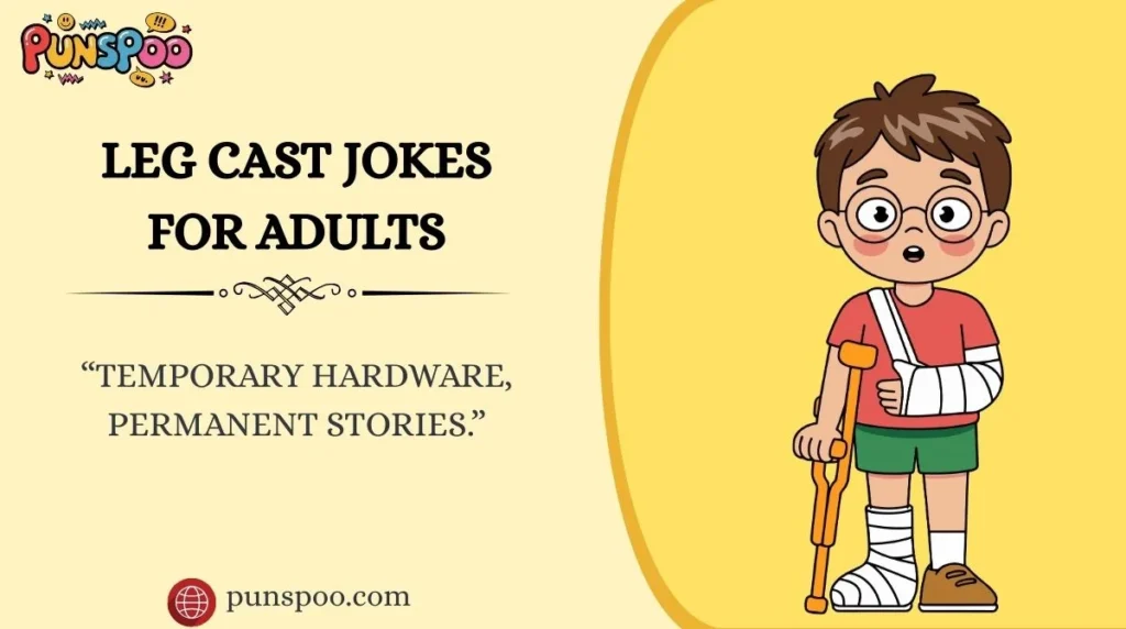 Leg Cast Jokes for Adults