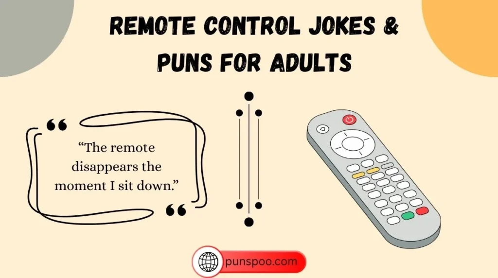 Remote Control Jokes & Puns for Adults