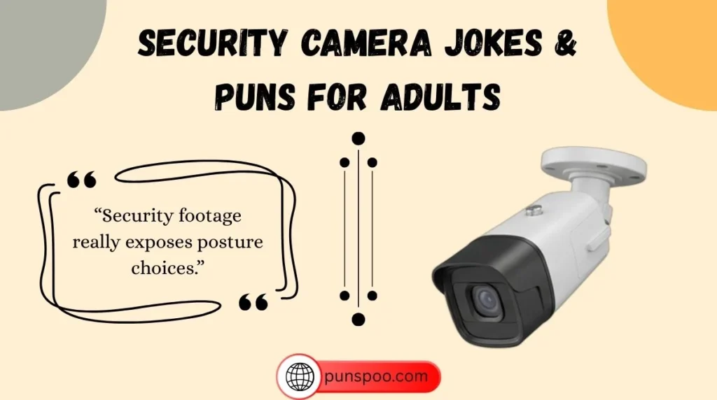 Security Camera Jokes & Puns for Adults
