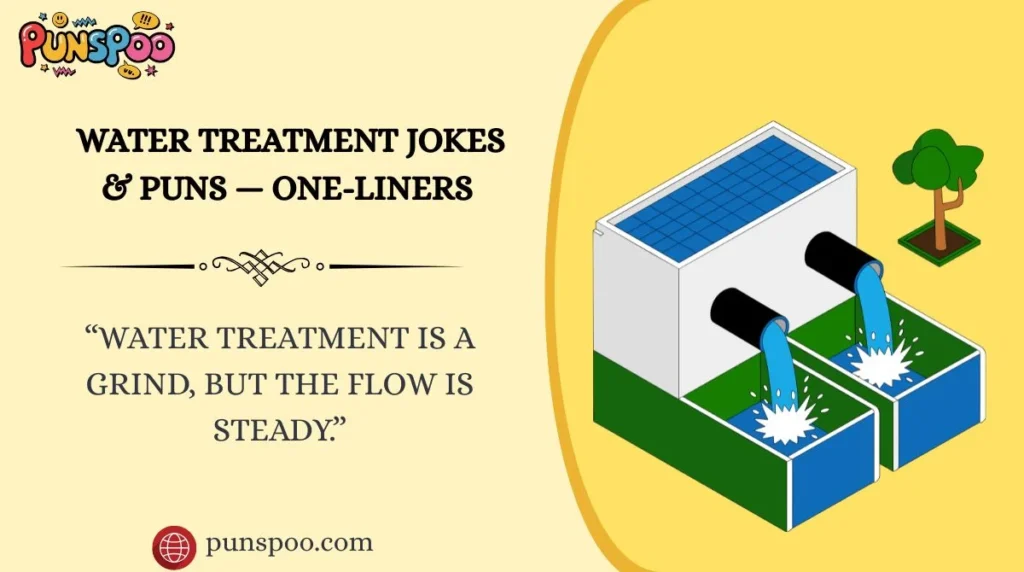 Water Treatment Jokes & Puns — One-Liners