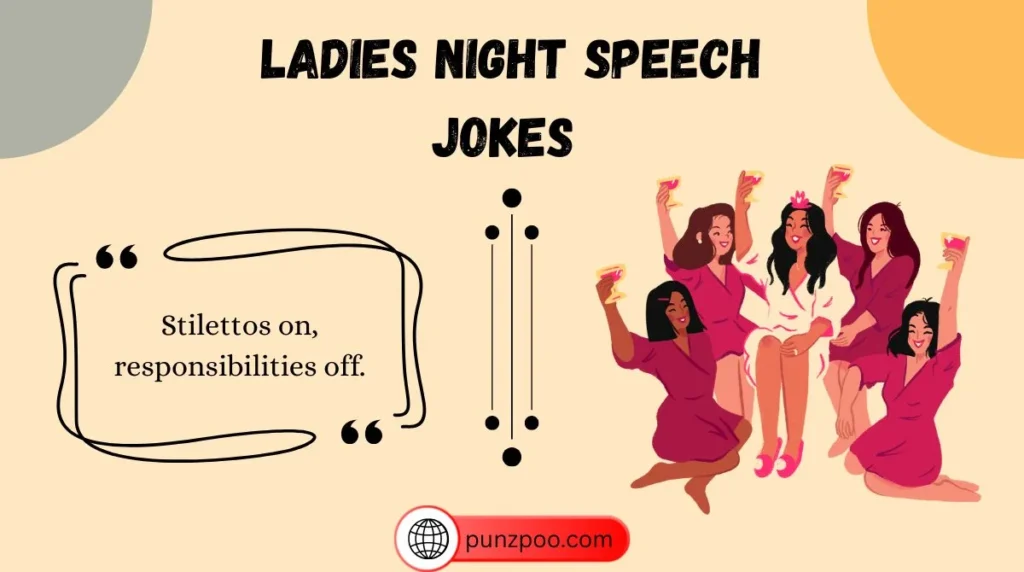 Ladies Night Speech Jokes