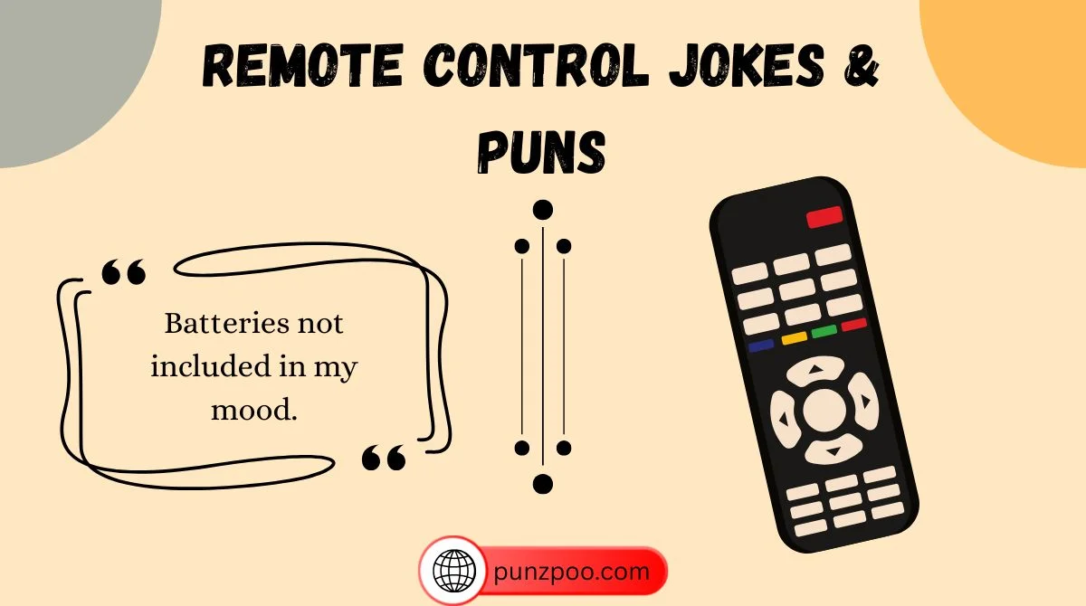 Remote Control Jokes & Puns