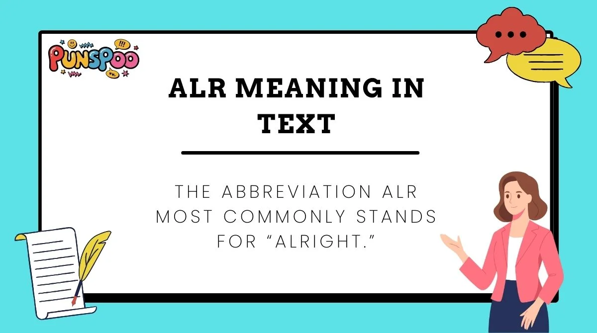 ALR Meaning in Text