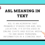 ASL Meaning in Text