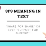 SFS Meaning in Text